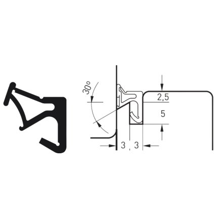 DEVENTER SV33 - biela VE=200 m