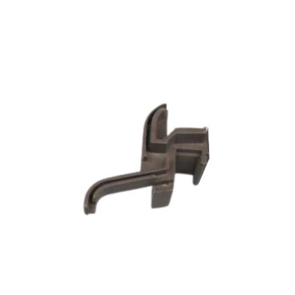 Krytka rámovej odkvapnice NECKAR 45/30X rovná, hnedá, ľavá