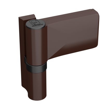 Dverový záves Hahn KT-V 6R (18-23 mm) RAL 8077 hnedý