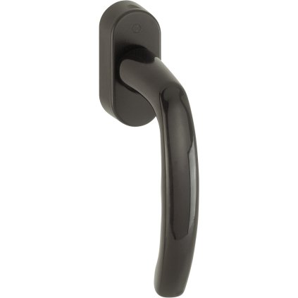 Okenná kľučka Hoppe Atlanta secustic F8707 hnedá /N10A, 7/32-42mm, M5x45 + M5x50, 45°