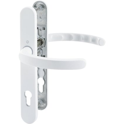 Štítové kovanie HOPPE Luxemburg kľučka/kľučka F9016 biela /8mm,PZ92/ dvere 67-72mm