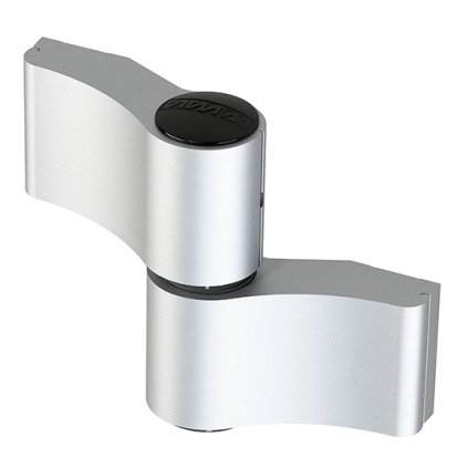 Dverový záves WX 2-dielny symetrický 92 mm strieborný eloxovaný