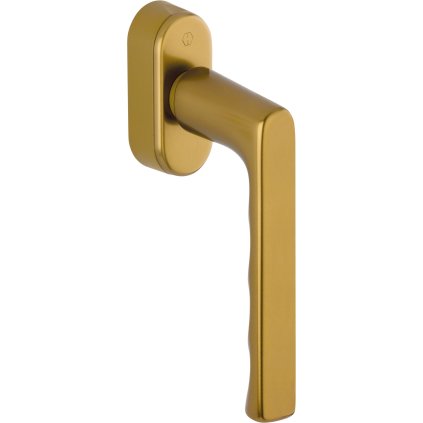 Okenná kľučka Hoppe Hamburg SecuForte 7/32-42 mm, M5x45 mm + M5x50 mm, 45° - F4 bronz