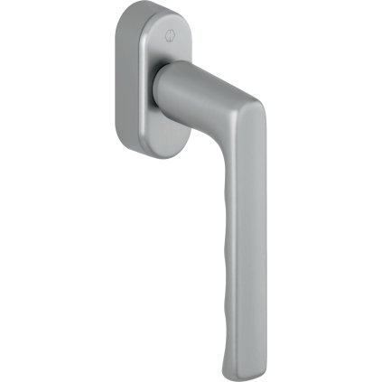 Okenná kľučka Hoppe Hamburg SecuForte 7/32-42 mm, M5x45 mm + M5x50 mm, 45° - oceľ F9