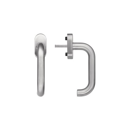 Okenná kľučka BLAUGELB FGS, tvar U, 7/43, M5x50, nerezová oceľ