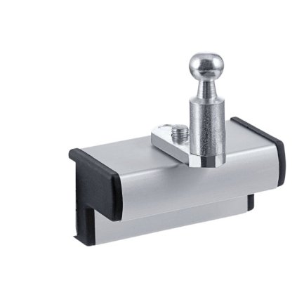 GEZE OL 90 N - držiak krídla pre drevené eurookno s drážkou - EV1 strieborná