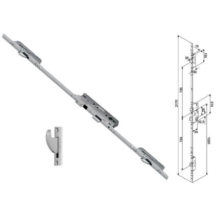 Fuhr - Multisafe 855GL, 35/92/16, štandardný, 2SR /2 háčiky/