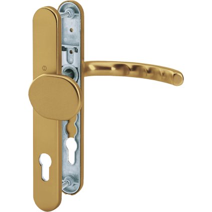 Štítové kovanie HOPPE Luxemburg guľa/kľučka F4 starobronz /8mm,PZ92/ dvere 67-72mm
