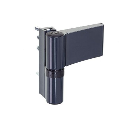 Dverový záves AXL 19 (polodrážka 16 - 22 mm) RAL7016 antracit matný