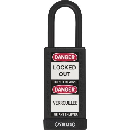 Visiaci zámok farebný 74LB/40 čierny