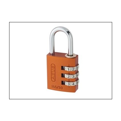 Kódový visiaci zámok 724/20C oranžový