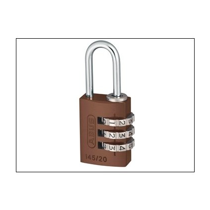 Kódový visiaci zámok 724/30C hnedý