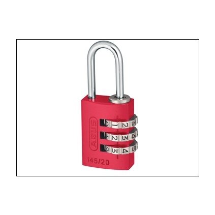 Kódový visiaci zámok 724/30C Červený