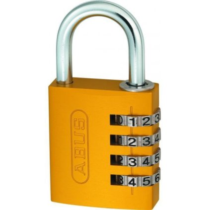 Kódový visiaci zámok 724/40C Žltý