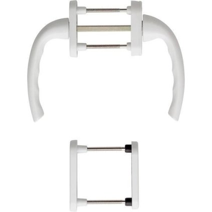 Kovanie na balkónové dvere Hoppe Tokyo F9001 krémovo biela /N10A,7mm/ dvere 68-73mm