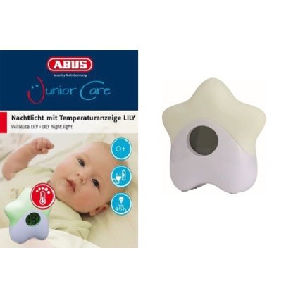 JC8650 LILY Nočné svetlo s teplomerom