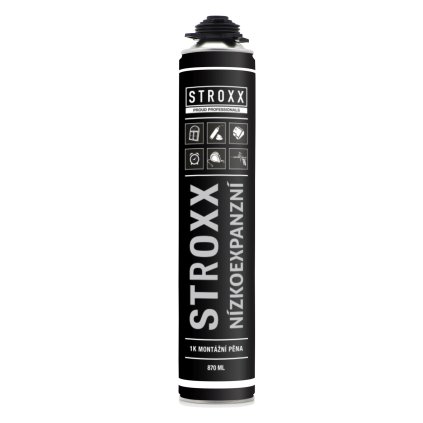 STROXX nízkoexpanzná pena, 870 ml