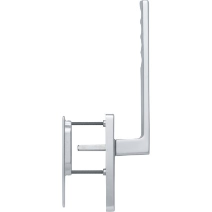 Sada HS kľučka HOPPE Toulon s mušľou, strieborná F1, 10x73 mm, dvere 75-80 mm