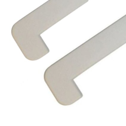 Koncovka 625 mm biela obojstranná pre parapety TOPSET