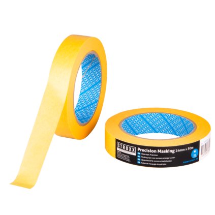 Maskovacia páska na ostré a presné hrany STROXX gold 24 mm×50 m