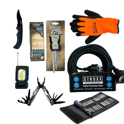 STROXX M Darčeková súprava náradia pre domácich majstrov
