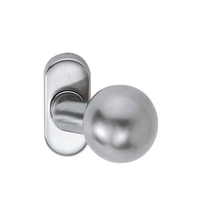 Pevná guľa na oválnej rozete K4/2033/02 - biela RAL9016