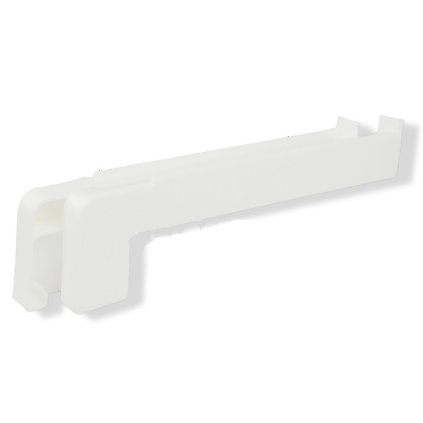 Plastové koncovky 400 / 25 mm - biele / pár (1 ľavá + 1 pravá)