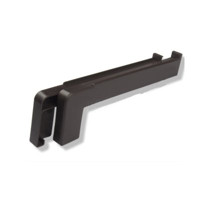 Plastové koncovky 130 / 25 mm - hnedé / pár (1 ľavá + 1 pravá)