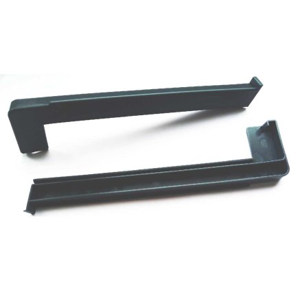 Plastové koncovky 400 / 25 mm - antracit / pár (1 ľavá + 1 pravá)