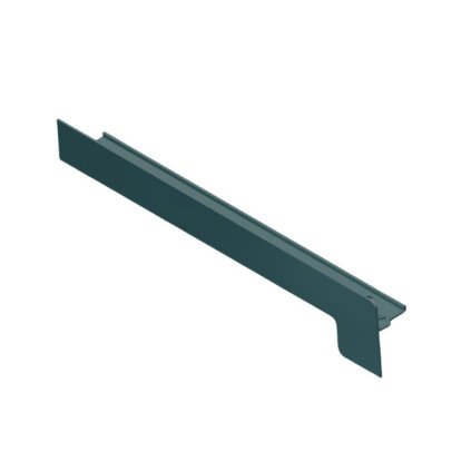 Koncový uzáver z Alu 70 /25 mm na omietku - antracit RAL 7016, ľavý