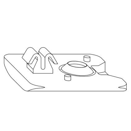 Zdvihák krídla RAL9005 BTL100