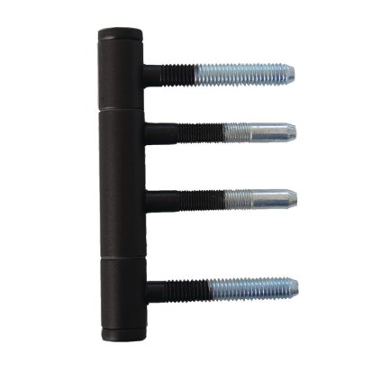 Dverový záves pre drevené obloženie 6845, 3-dielny čierny