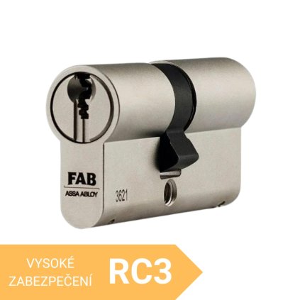 Cylindrická vložka FAB 3 DNs, 5 kľúčov