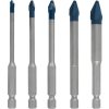 Sada vrtákov EXPERT HEX-9 HardCeramic 4, 5, 6, 8, 10 x 90 mm