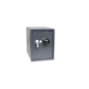 Oceľový trezor 350 x 450 x 350 mm s alarmom, LCD displejom a otváracou pákou