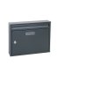 Oceľová poštová schránka 320 x 240 x 60 mm - antracitová