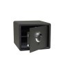 Oceľový trezor 380 x 300 x 300 mm s elektronickým zámkom na odtlačok prsta