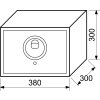Oceľový trezor 380 x 300 x 300 mm s elektronickým zámkom na odtlačok prsta