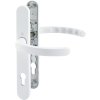 Štítové kovanie HOPPE Luxemburg kľučka/kľučka F9016 biela /8mm,PZ92/ dvere 72-77mm