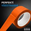 Ochranná páska na omietky STROXX oranžová 50 mm×33 m