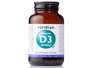 vitamin D3 200IU viridian 60 cps