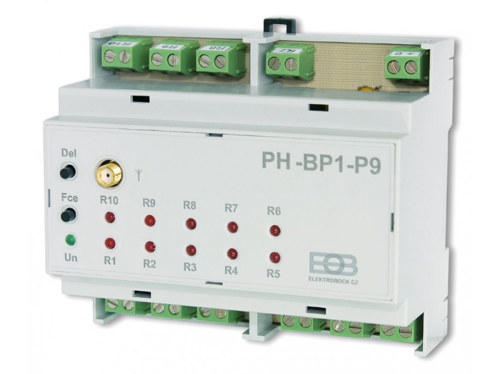ELEKTROBOCK PH-BP1-P9 Bezdrátový 9-kanálový přijímač pro topení