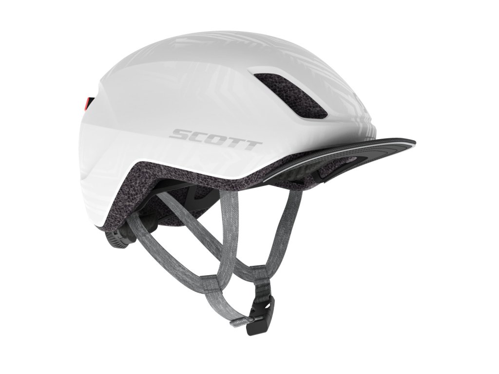 Cyklistická helma SCOTT II Doppio (CE) (Color Text pearl white, Size Text M)