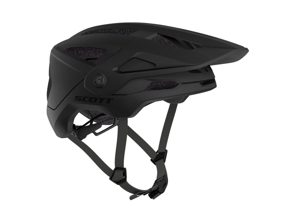 Cyklistická helma SCOTT Stego Plus (CE) (Color Text stealth black, Size Text S)