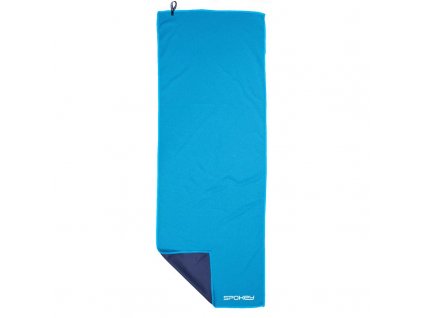Spokey COOLER Chladící rychleschnoucí ručník 31x84 cm, modrý v plastic bag
