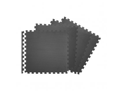Spokey SCRAB - Podložka puzzle pod fitness vybavení, 1,2 cm_šedá_4 kusy 61x61 cm
