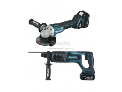 Makita Aku sada DGA504+DHR241 18V (DLX2153TJ1)  Možnosti Lemon pay, Edenred, Benefity a.s., Sodexo