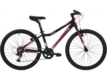 Maxbike Denali 24 2019 černý matný / růžová Pro registrované možnost akce až 15% sleva