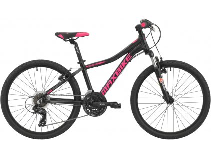 Maxbike Pindos 24 2020 černý matný + růžová - šedá Pro registrované slevy až 15% a další výhody