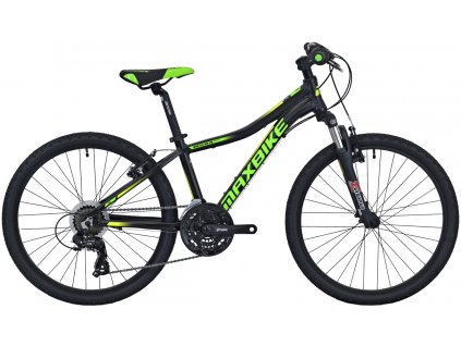 Maxbike Pindos 24 2020 černý matný + zelená - žlutá Pro registrované slevy až 15% a další výhody